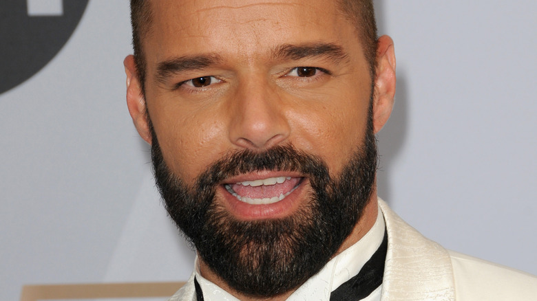 Ricky Martin on the red carpet