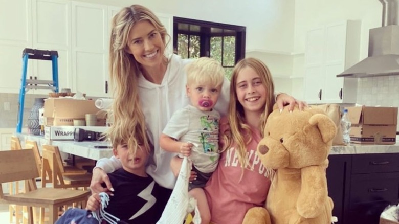 Christina Haack with her kids