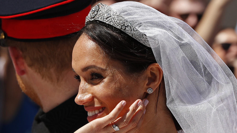 Meghan Markle on her wedding day