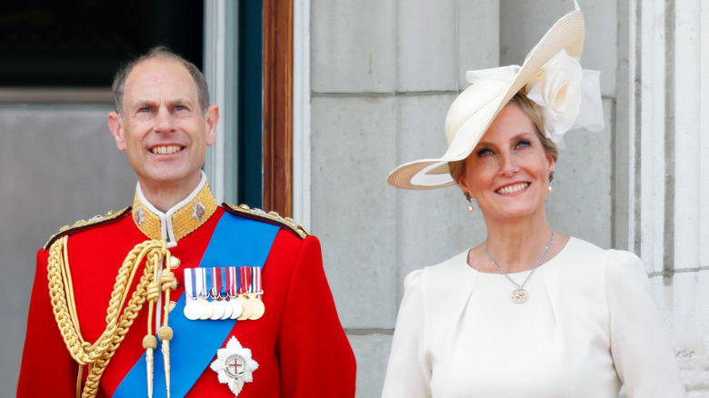 Prince Edward and Sophie, Duchess of Edinburgh on the Buckingham Palace balcony