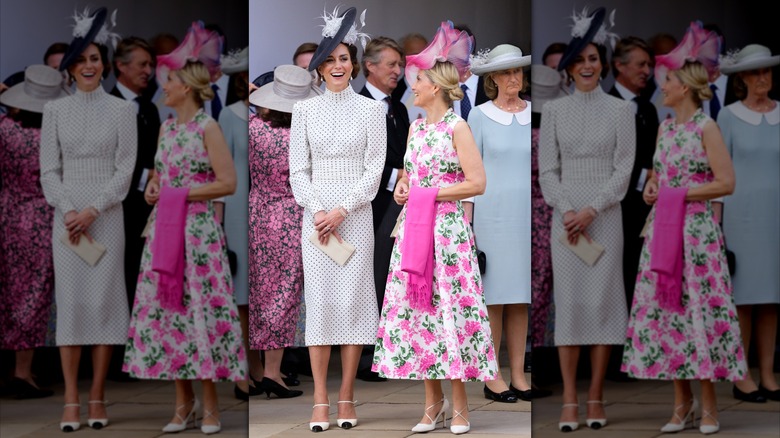 Princess Catherine and Duchess Sophie laughing together