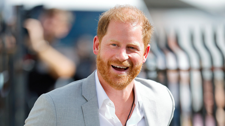 Prince Harry visiting the Community Recording Studio