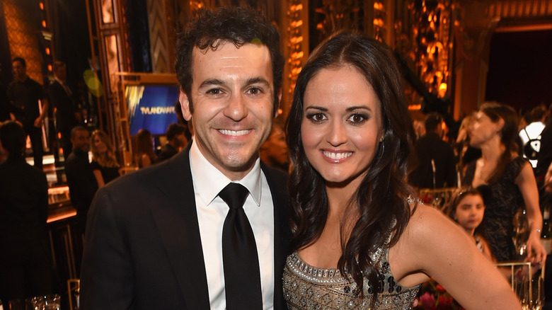 Fred Savage and Danica McKellar posing at the 2015 TV Land Awards.