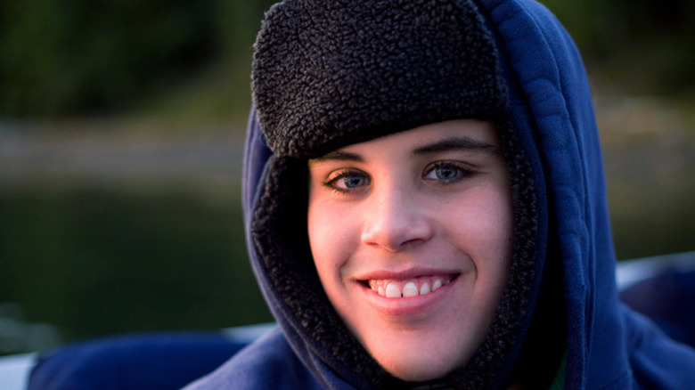 Jett Travolta smiling