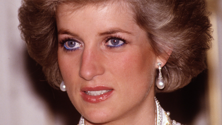 Princess Diana looking
