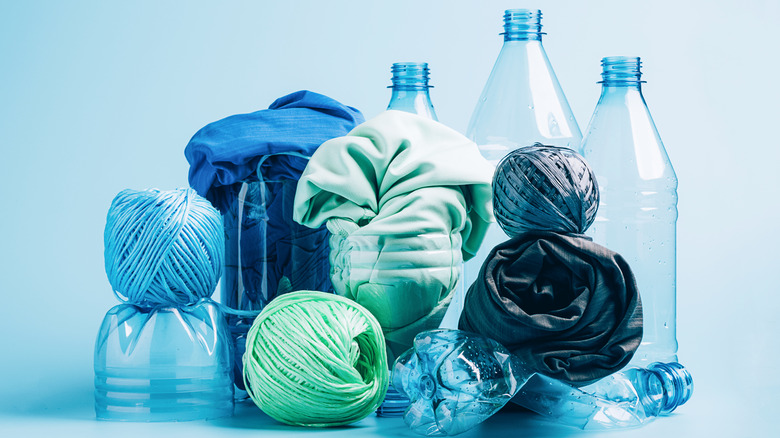 recyclables turned into fabric and yarn