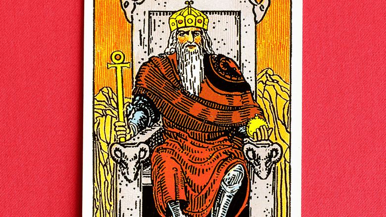 Emperor tarot card 