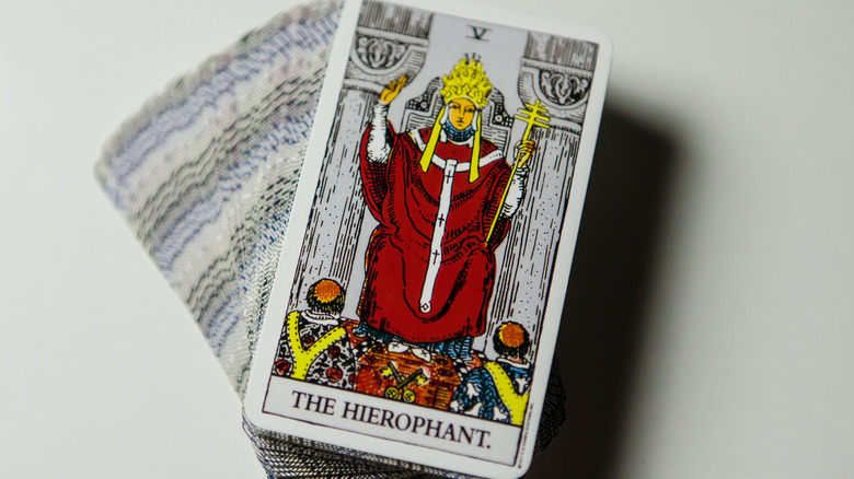 hierophant tarot card