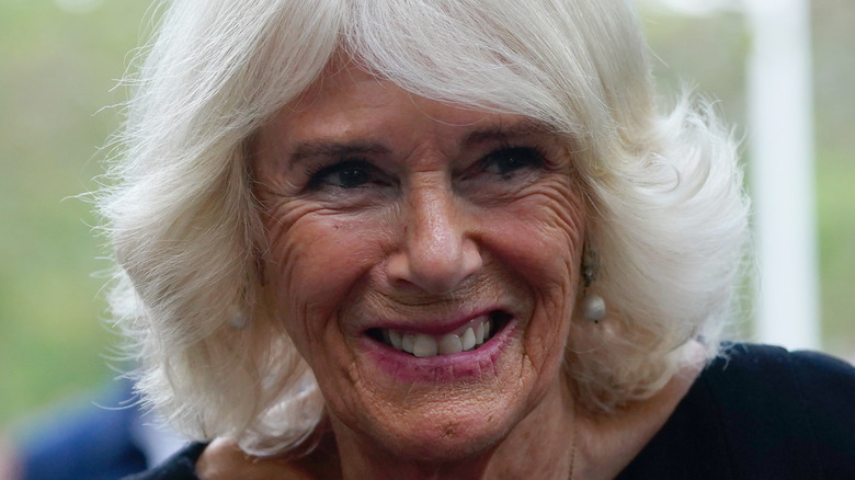 Camilla Parker Bowles smiling