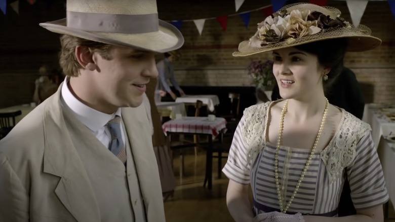 Matthew and Mary in "Downton Abbey"