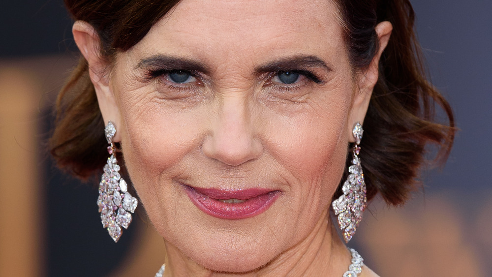 Elizabeth McGovern with earrings