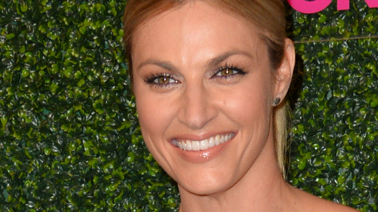 Close up of sportscaster, Erin Andrews smiling