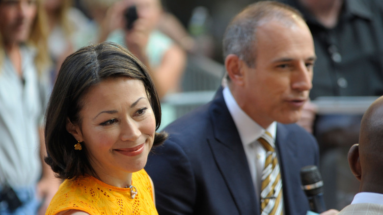 Ann Curry and Matt Lauer on the Today Show