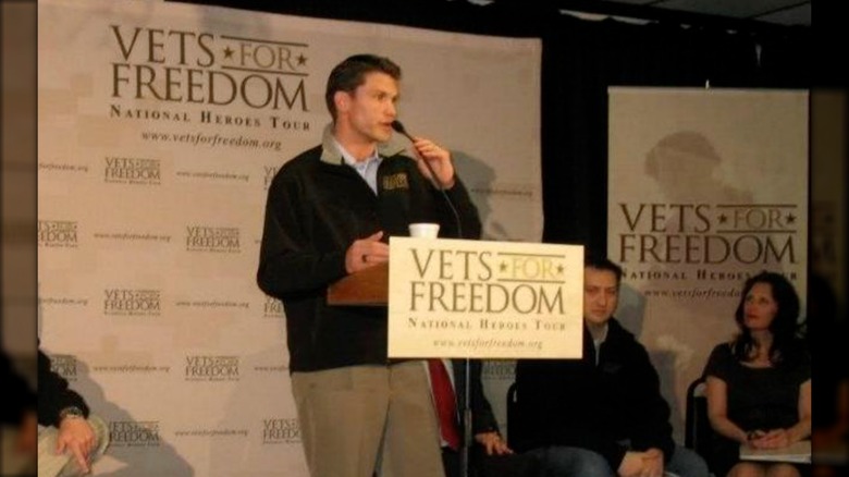 Pete Hegseth at a Vets for Freedom event in 2012