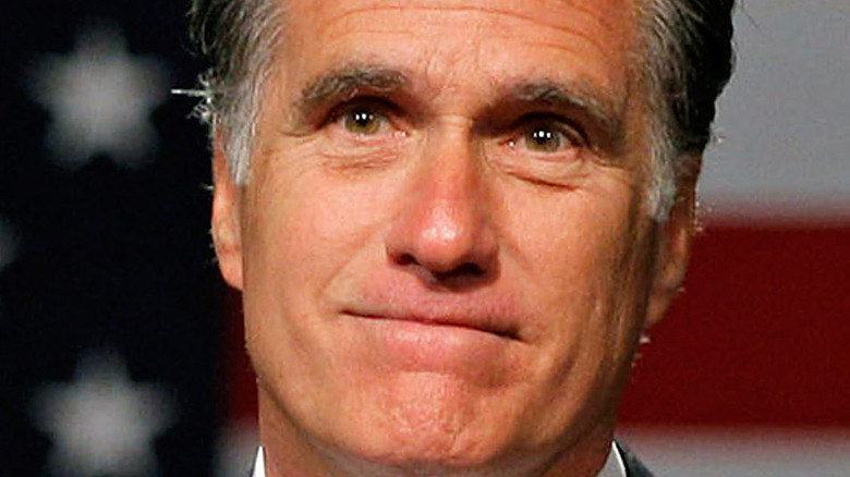 Mitt Romney smiling close-up