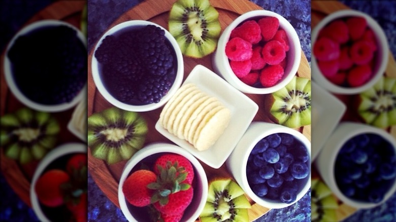 Fruit plate posted to Gisele Bundchen's instagram