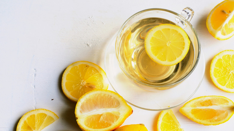 warm lemon water
