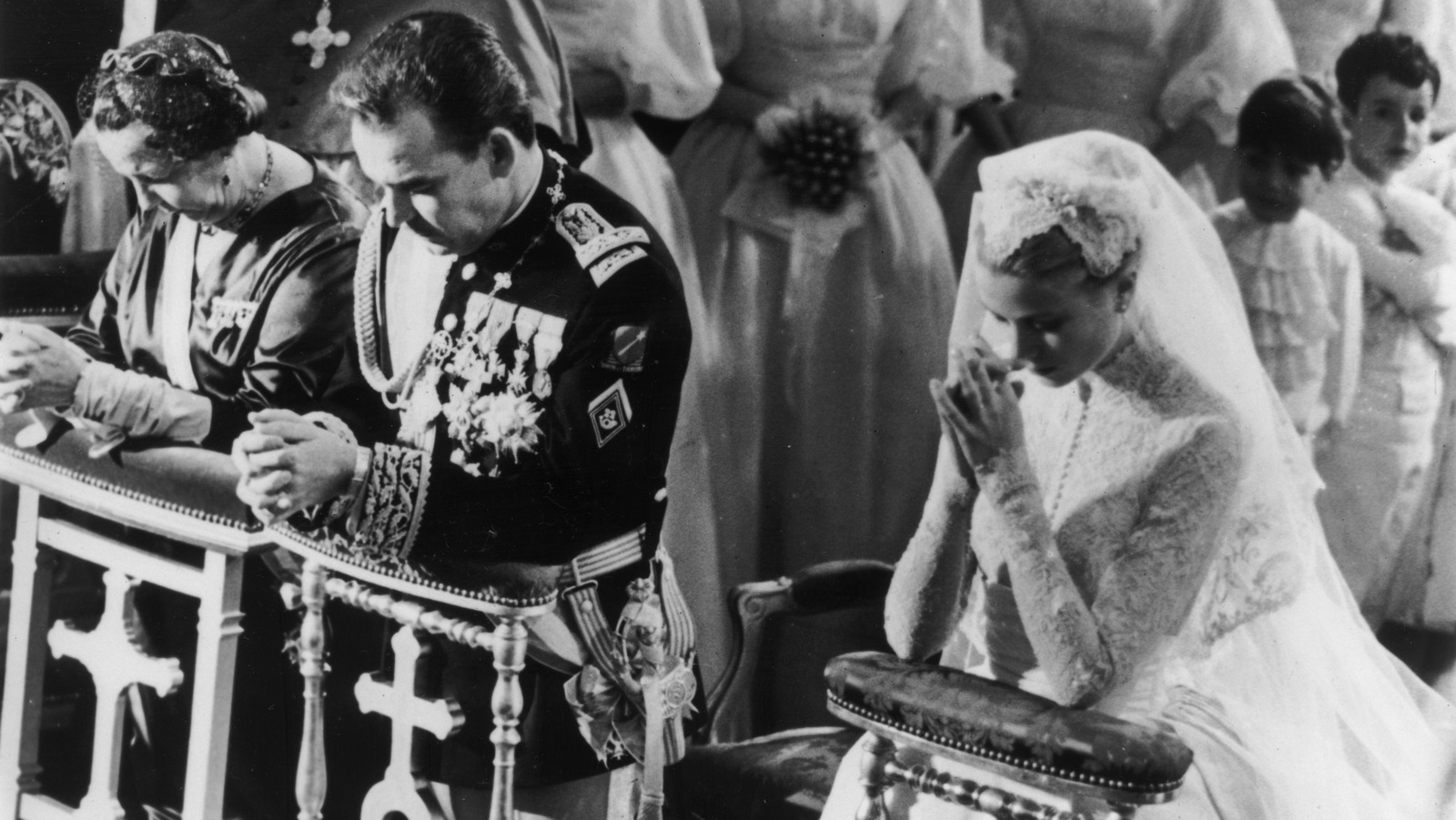 Grace Kelly's wedding dress had a fascinating history with ties to