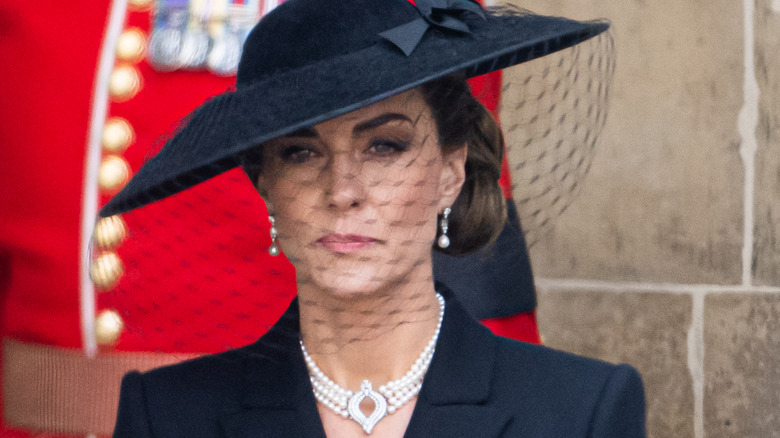Princess Catherine at queen's funeral