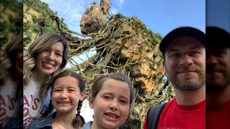 Adam Weir and his family