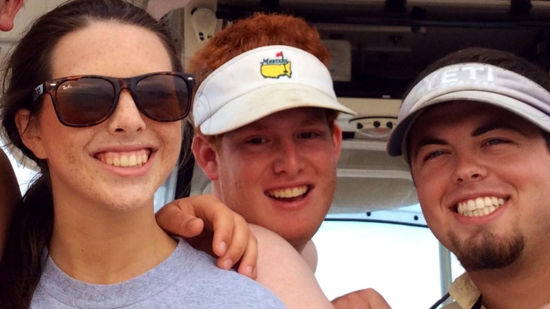 Buster Murdaugh partying with friends on a boat