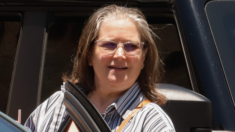 Bridget Fonda in LA in 2025