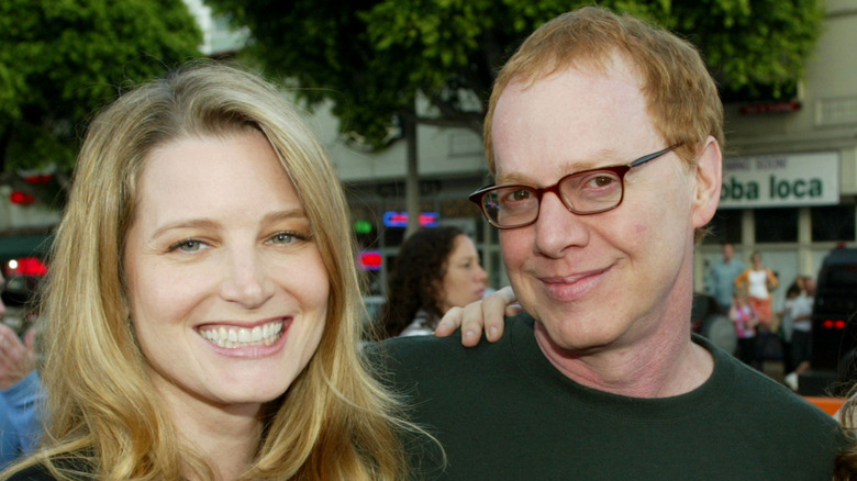Bridget Fonda and Danny Elfman in 2003