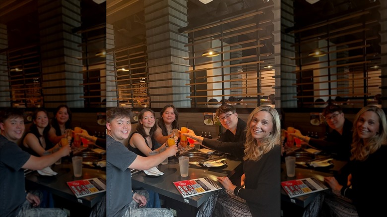 Kate Gosselin and her children celebrating their birthday