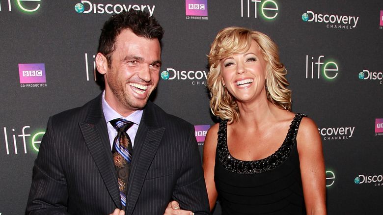 Tony Dovolani and Kate Gosselin at a premiere