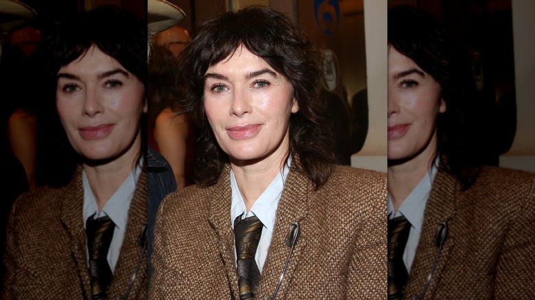 Lena Headey attending the "Swept Away" Broadway musical opening night