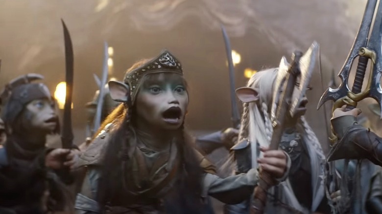 Maudra Fara in a scene from "The Dark Crystal: Age of Resistance"