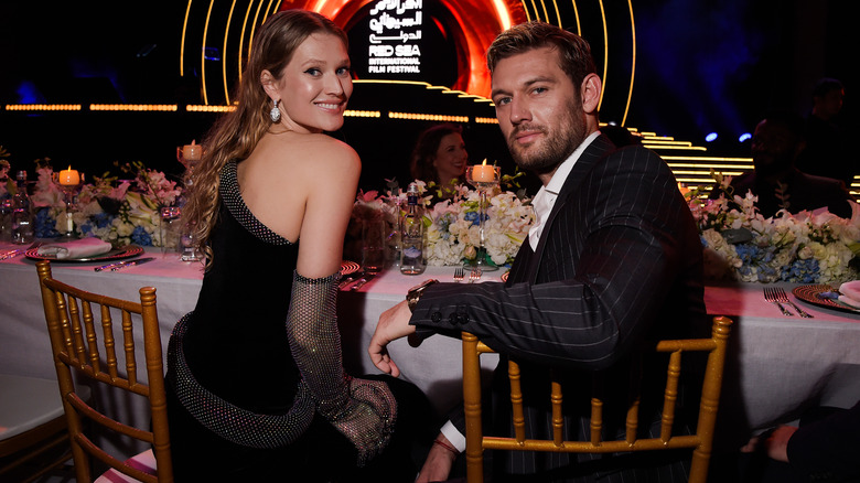 Toni Garrn pictured with Alex Pettyfer