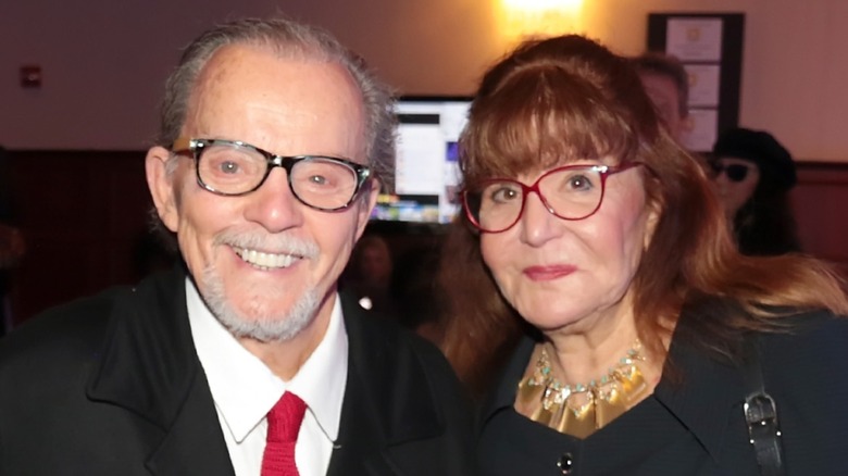 Sally Jessy Raphael and her husband Karl Soderlund smiling
