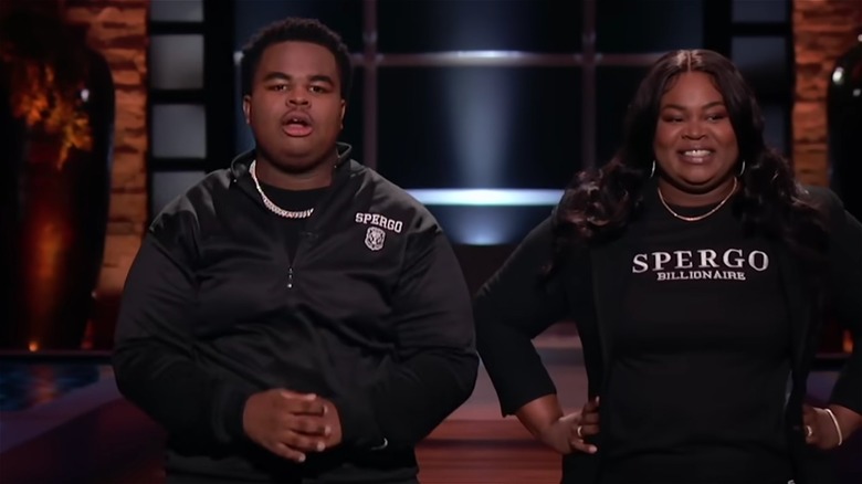 Trey Brown and Sherell Peterson on shark tank