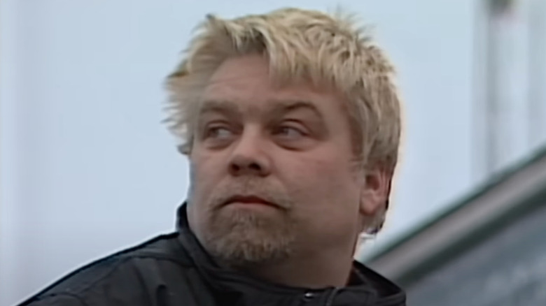 Steven Avery standing outside