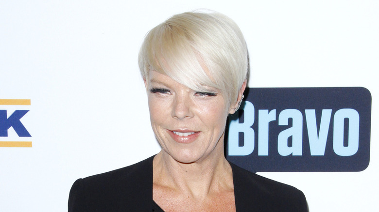 Tabatha Coffey posing at a Bravo event
