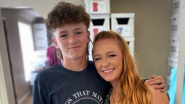 Maci Bookout and son Bentley