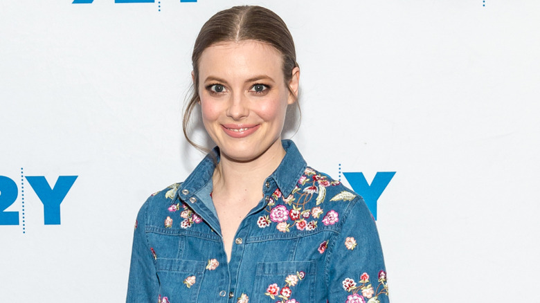 Gillian Jacobs smiling at a screening of Love