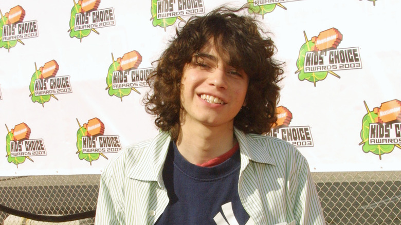 A young Adam Lamberg smiles at the 2003 Kids' Choice Awards