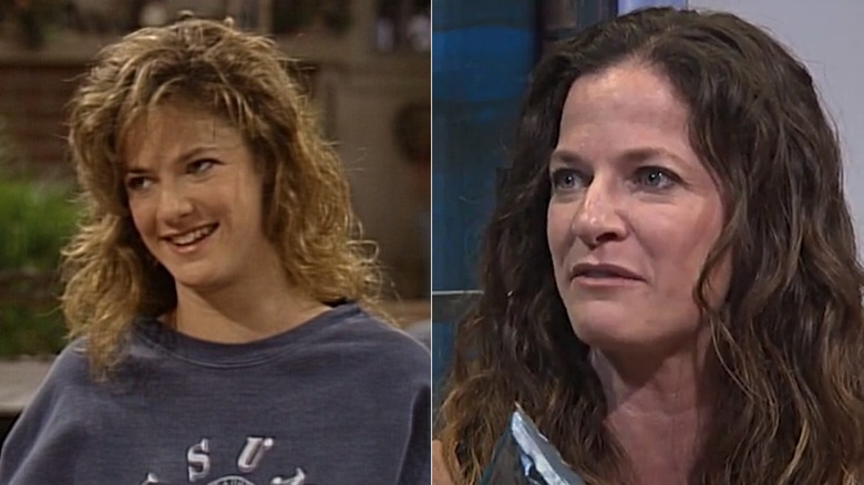 Split of Andrea Elson in an interview and as Andrea on ALF in the 80s
