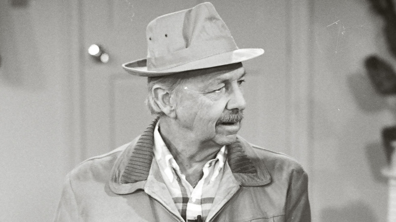 Alvy Moore wearing a hat