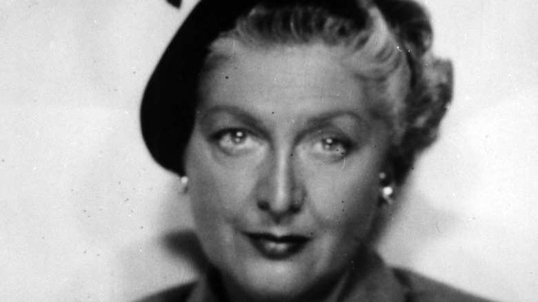 Eleanor Audley wearing a hat