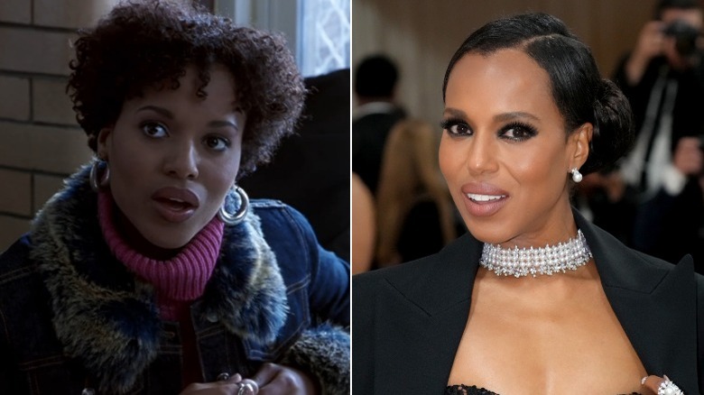 Kerry Washington then and now split
