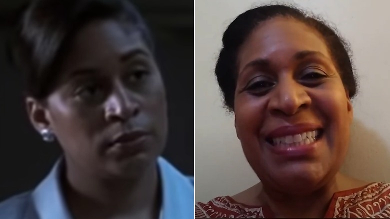 Ora Jones then and now split image