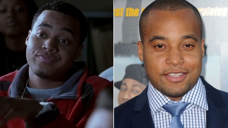 Vince Green then and now split image