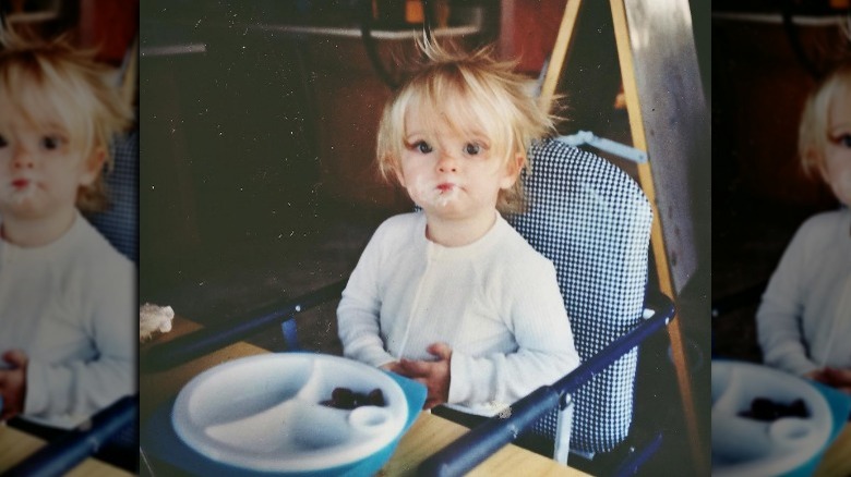 Willow Shields as a baby