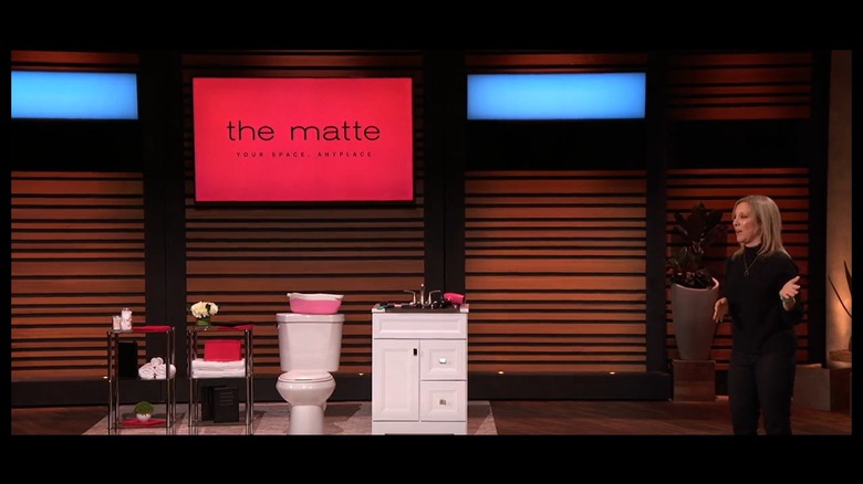The Matte setup on Shark Tank