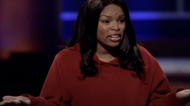 Ivori Tennelle during her appearance on "Shark Tank"
