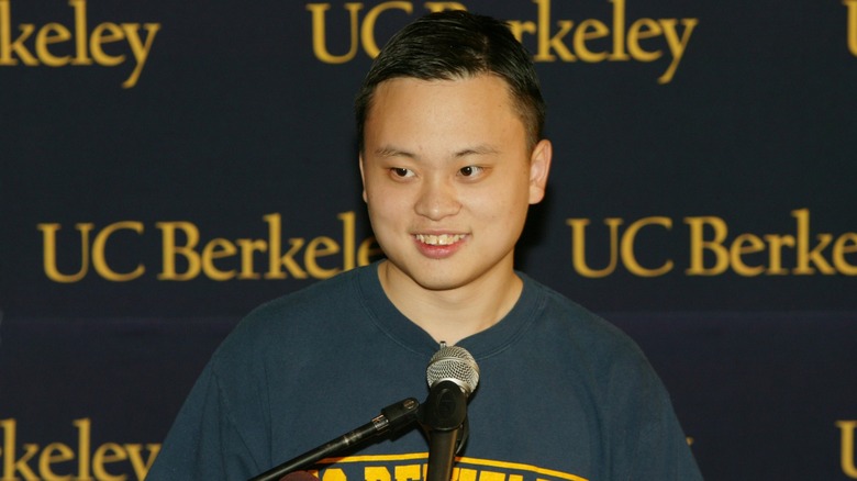 William Hung announcing his record deal at UC Berkeley
