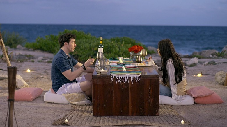 Zack and Irina on beach